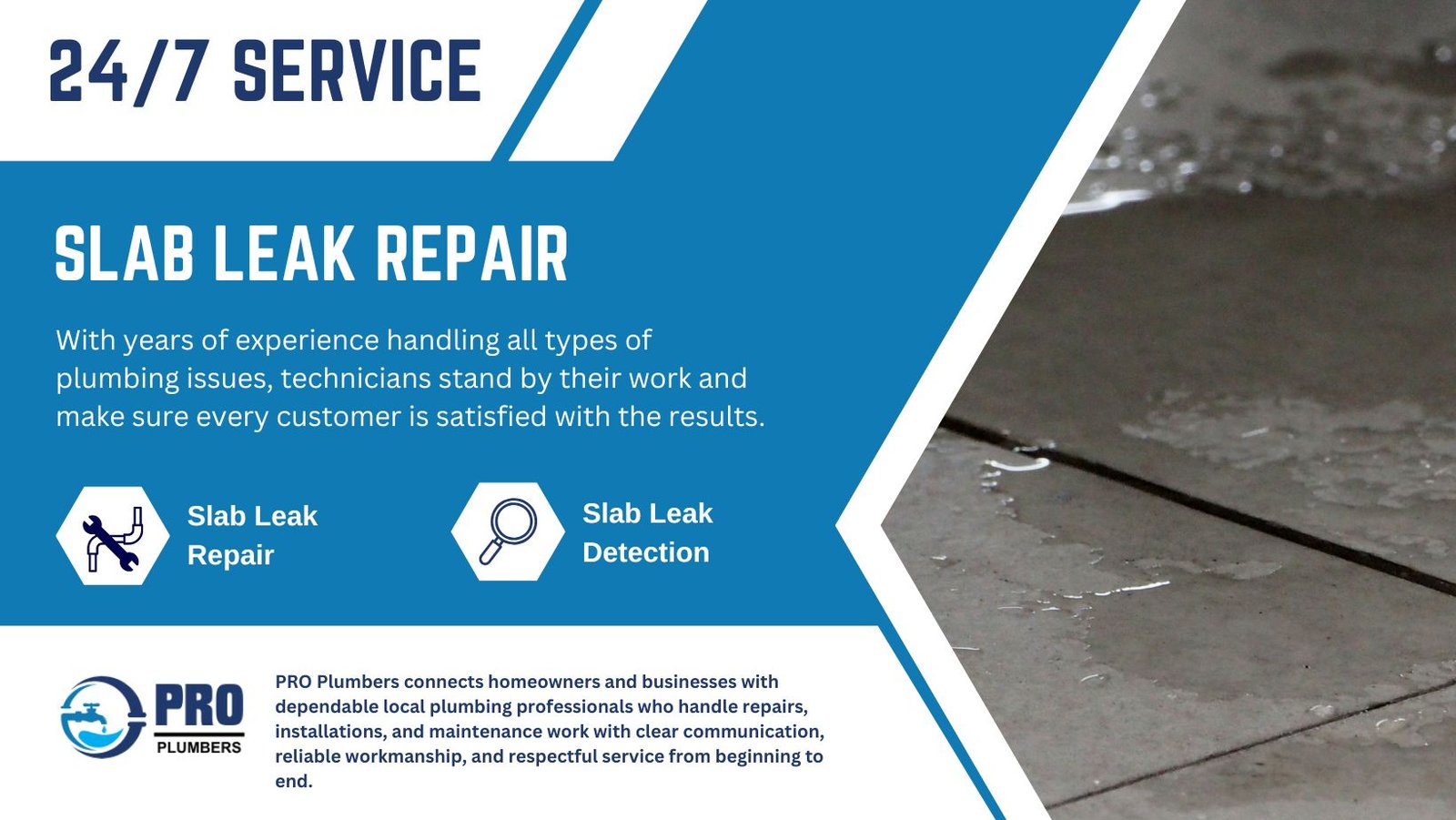 Slab Leak Repair in Mansfield