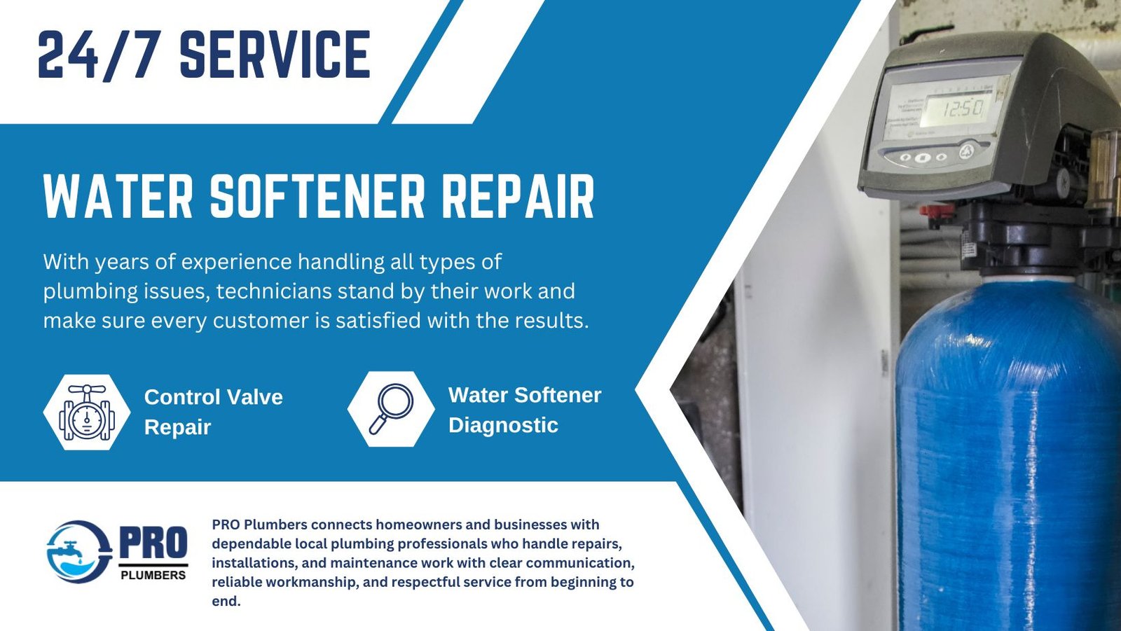 Water softener repair in Mansfield, TX